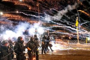 Dozens arrested as violent Portland protests continue