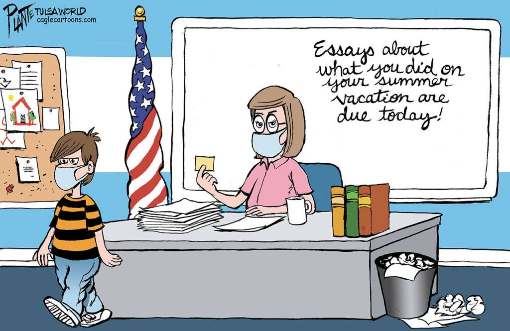 Editorial cartoons for Wednesday, Sept. 9