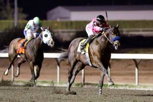 Anothertwistafate races to convincing win at Longacres Mile