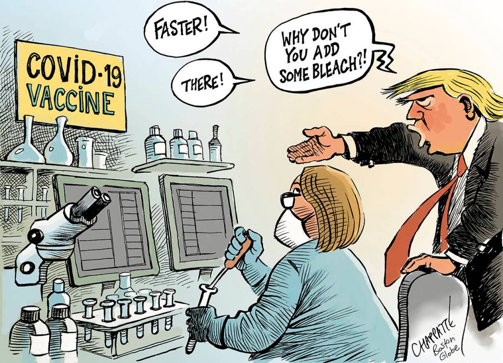 Editorial cartoons for Monday, Sept. 14