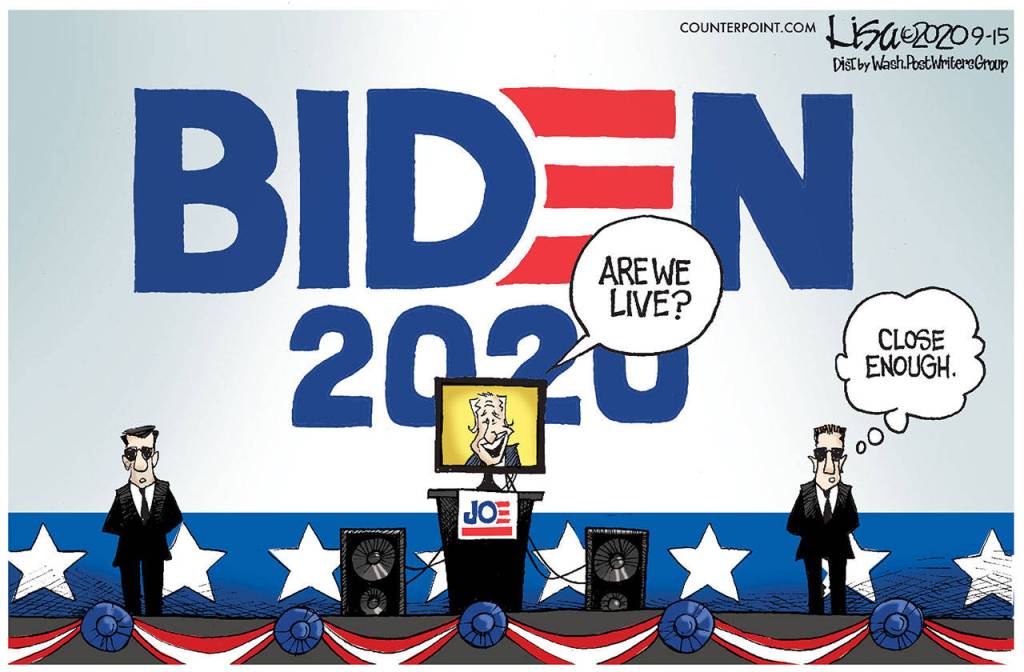 Editorial cartoons for Wednesday, Sept. 16