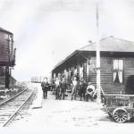 This photo shows the Machias train stop in 1928. (Granite Falls Historical Society)