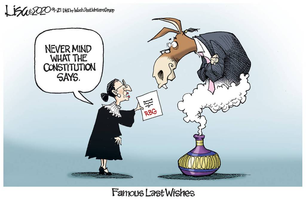 Editorial cartoons for Wednesday, Sept. 23