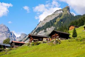 Gimmelwald, Switzerland, survives as a farming village because its located in a government-designated avalanche zone. (Dreamstime)