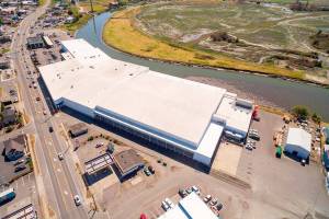Aerial view of Bellingham Cold Storage’s new Stanwood warehouse. The Bellingham company leased the facility from Twin City Foods and will manage it. (Bellingham Cold Storage)