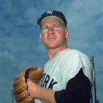 New York Yankee pitcher Whitey Ford poses for a photo in 1960. (Associated Press)