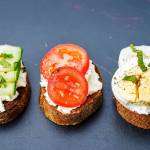 The recipe that follows makes enough to be eaten as an appetizer. Try smearing the ricotta over mini toasts and dressing them with cucumber, tomato and hard-boiled egg. (Getty Images)