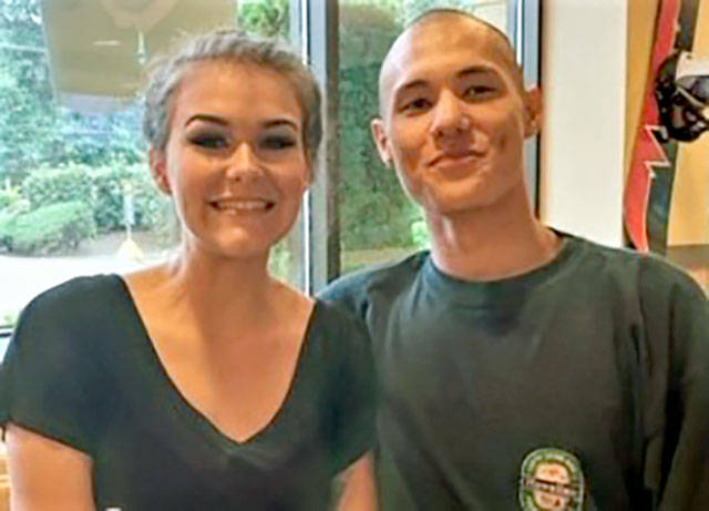 Payton Beck-Glessner with her boyfriend, Jonathan (Keoni) Duncan. In 2017, Duncan pleaded guilty to first-degree manslaughter in the accidental shooting of 19-year-old Beck-Glessner, who died Dec. 15, 2016. (Courtesy Kari Cedeno Betancourt)