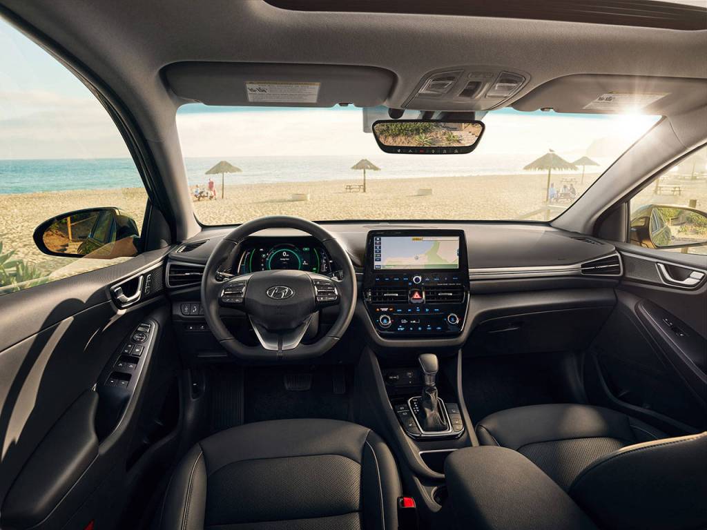 A new 10.25-inch infotainment system in the 2020 Hyundai Ioniq is available or standard, depending on trim level. (Manufacturer photo)