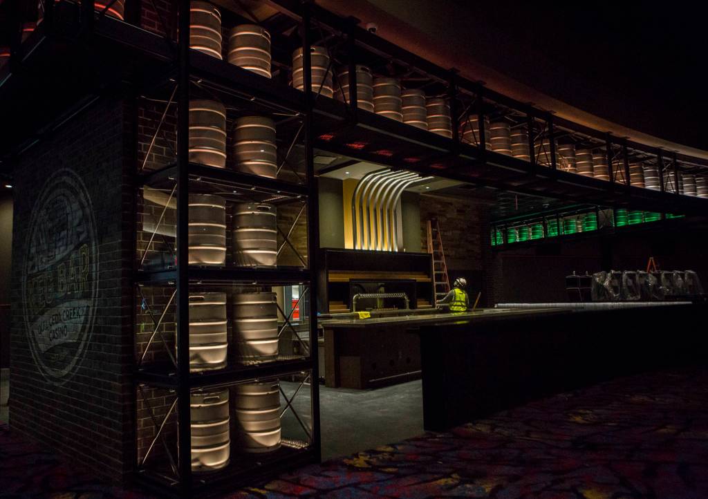 The Keg Bar in the new Quil Ceda Creek Casino in Tulalip. (Olivia Vanni / The Herald)