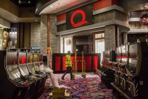 Inside the new Quil Ceda Creek Casino's open floor that will contain 1,500 slot machines on Wednesday, Oct. 28, 2020 in Tulalip, Wa. (Olivia Vanni / The Herald)