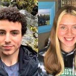 Luca Bertoldi and Emma Larson raised money for the homeless. (Courtesy of Cris Larson)