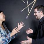 Mari Yoshinaga and Garrett Arney are arx duo. The percussionists will perform a live-stream show Nov. 28 as part of the Kidstock! series.