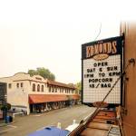 The Edmonds Theater is nearly as old as Hollywoods movie industry. It was open only for popcorn sales on weekends, before movie theaters were allowed to reopen at 25% capacity. (Kevin Clark / The Herald)