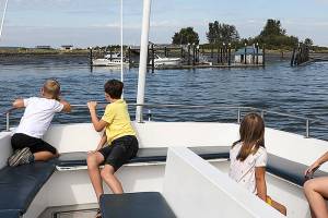 The Labor Day holiday marks the end of the season for the Jetty Island ferry. (Lizz Giordano / The Herald)