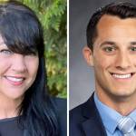 Brenda Carrington (left) and Jared Mead