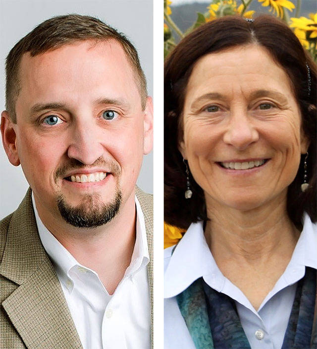 Greg Gilday (left) and Angie Homola