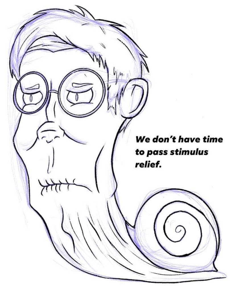 Cartoon by Jorgen Eliason, 17, a senior at Marysville Pilchuck High School.