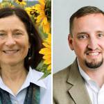 Angie Homola (left) and Greg Gilday