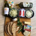 Here are the ingredients for perhaps the ultimate comfort food: tomato soup with grilled cheese croutons. (Kate Krader / Bloomberg)