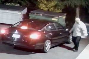 TSR ONLY TO ACCOMPANY VIDEO ELEMENT. Video footage revealed a second subject at the scene at the time of a murder early Sunday in Marysville. (Marysville Police Department) 20201109