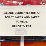 A sign at a Lynnwood store on Tuesday. (Andrea Brown / The Herald)