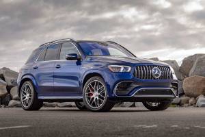 The 2021 Mercedes-AMG GLE 63 S SUV is rocketed by a twin-turbo V8 engine. (Manufacturer photo)