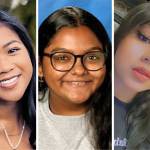 Caroline Sontra (left), Aashna Singh (center) and Jasmin Rivas-Pacheco. (Rotary Club of Everett)
