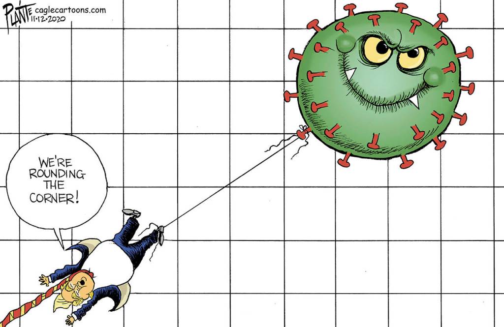 Still rounding the corner?, President Donald J. Trump, covid-19, coronavirus, pandemic, record daily cases
