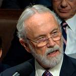Rep. Dan Newhouse, R-Wash., speaks as the House of Representatives debates the articles of impeachment against President Donald Trump at the Capitol in Washington, Wednesday, Dec. 18, 2019. (House Television via AP)