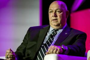 Steve Dickson, administrator of the Federal Aviation Administration, at the U.S. Chamber of Commerce Aviation Summit in Washington, D.C., on March 5, 2020. MUST CREDIT: Bloomberg photo by Zach Gibson.