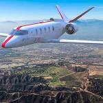 An artist’s conception of a Zunum Aero hybrid-electric plane. (Zunum Aero)