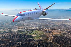 An artist’s conception of a Zunum Aero hybrid-electric plane. (Zunum Aero)