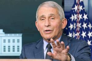 Dr. Anthony Fauci, director of the National Institute for Allergy and Infectious Diseases, speaks during a news conference with the coronavirus task force at the White House in Washington, Thursday, Nov. 19, 2020. (AP Photo/Susan Walsh)