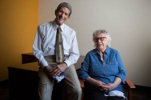 Bill Dussault, 73, left, and Janet Taggart, 90, changed the public education system nationwide to include students with disabilities in the 1970s. (Olivia Vanni / The Herald)