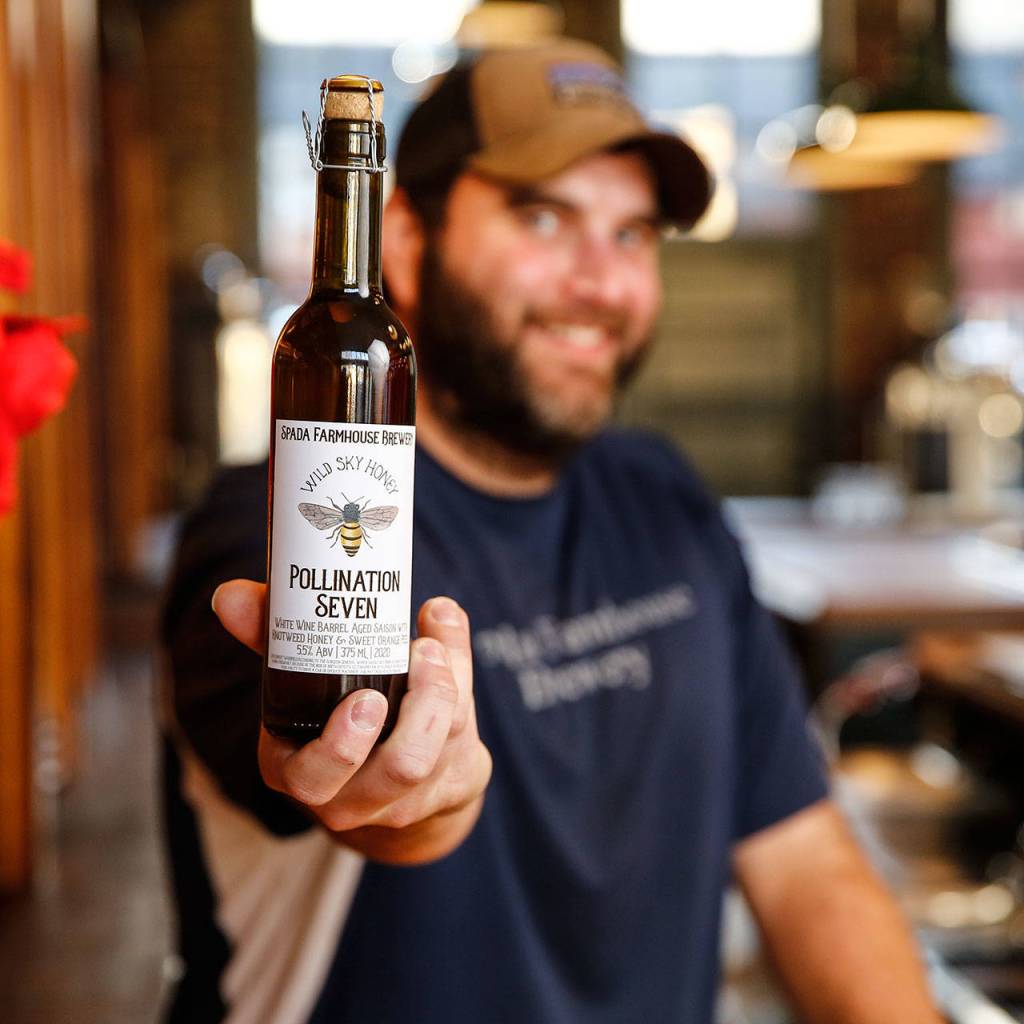 John Spada and his family worked on the renovation project every day. (Kevin Clark / The Herald)