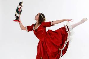 Chyler White, a senior at South Whidbey High School, plays Clara in Whidbey Island Dance Theatre's filmed production of "The Nutcracker." (Whidbey Island Dance Theatre)