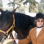 Jody Loomis with her horse in 1972. (Snohomish County Sheriffs Office)