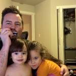 Steven Antonsens daughters, Ruby, 1, and Adeline, 4, make cameo appearances in Colossal Boss new music video Jellybean. (A.K. Romero)