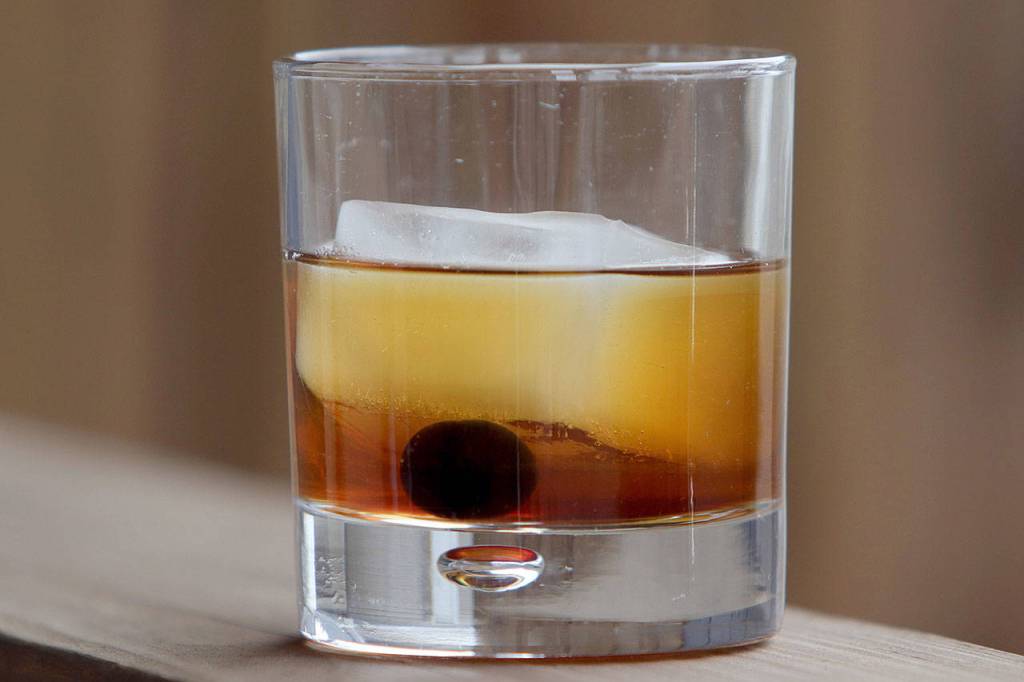 The Manhattan in Winter is a dark-season take on the classic cocktail. (Hillary Levin/St. Louis Post-Dispatch/TNS)