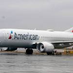FILE - In this Dec. 2, 2020 file photo, an American Airlines Boeing 737 Max jet plane is parked at a maintenance facility in Tulsa, Okla.  Paying passengers were scheduled to board a Boeing 737 Max in Miami on Tuesday, Dec. 29 for the first time since safety regulators allowed the plane to fly again after two deadly crashes.
The American Airlines flight is scheduled to land at New York’s LaGuardia Airport with about 100 passengers aboard, according to an airline spokeswoman. (AP Photo/LM Otero, File)