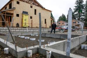 Arthur Sepulveda, 32, has been looking for his first home since July. He put in bids for four houses and finally found one last month in Lynnwood directly from the builder. (Kevin Clark / The Herald)