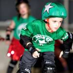 A Mob City jammer, "CMonster," skates in a holiday scrimmage at the Everett Skate Deck on Dec. 9, 2018. An online fundraising effort has been started to help support the skating venue during the pandemic. (Anthony Floyd photo)