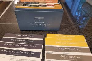 Freezer-to-table recipes — plus a little help from the kids — makes putting dinner on the table easy. (Jennifer Bardsley)