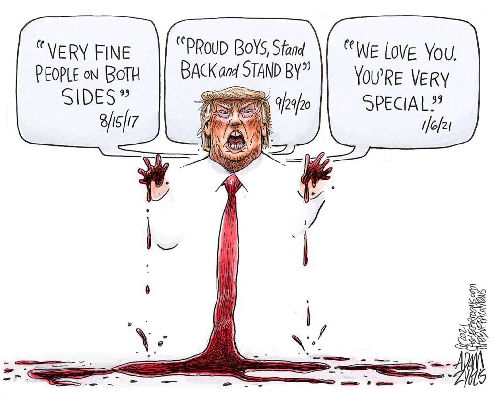 January 10, 2021: Tied to violence