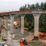 The Lynnwood Link light rail extension is on track to open in 2024, but projected higher costs likely mean changes for ST3 projects such as the Everett Link extension originally scheduled for 2036. (Kevin Clark / Herald file)