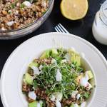 Grain bowls come together quickly and make a nutritious lunch, dinner, or breakfast. (Gretchen McKay / Pittsburgh Post-Gazette)