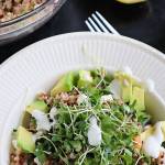 Grain bowls come together quickly and make a nutritious lunch, dinner, or breakfast. (Gretchen McKay/Pittsburgh Post-Gazette/TNS)