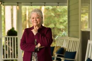 Peggy Jahn recovered from COVID-19, spending three weeks on a ventilator, and now walks 10,000 steps a day at her home on Thursday, Jan. 14, 2021 in Marysville, Washington. Jahn was one of Snohomish County’s early cases. Admitted March 14, she spent 42 days at Providence Regional Medical Center Everett.  (Andy Bronson / The Herald)