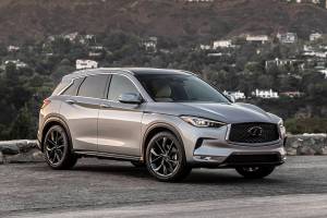 The Infiniti QX50 luxury compact SUV is updated with additional standard features for 2021. (Manufacturer photo)